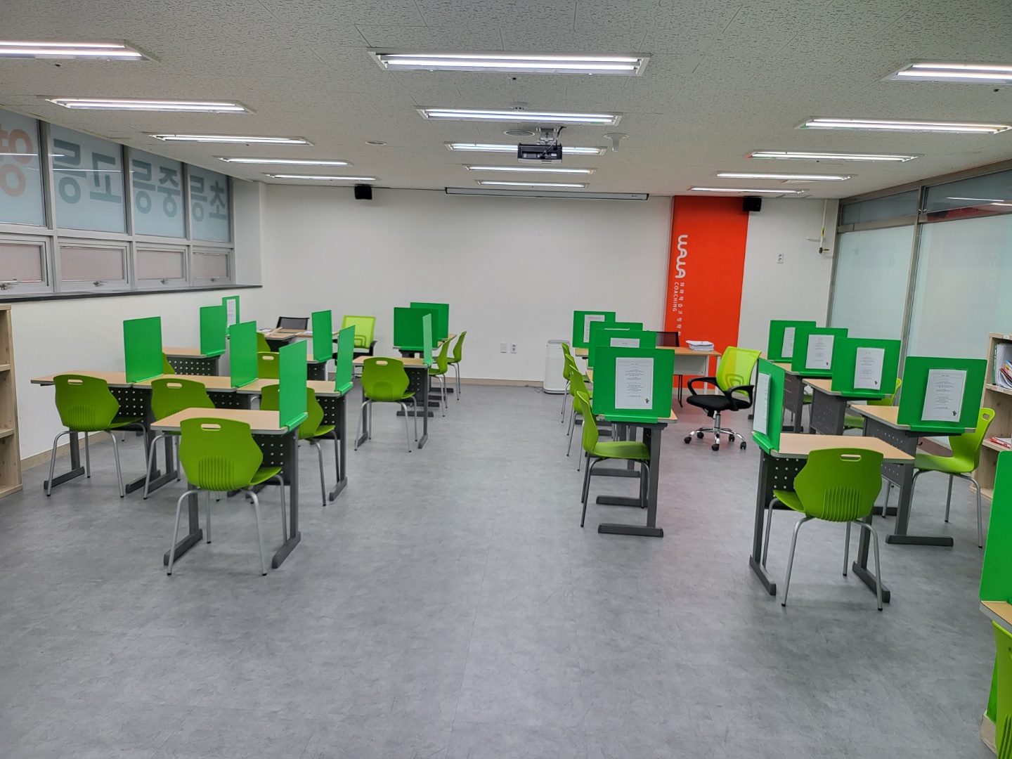 대구 장기동에서 안내하는 와와학습코칭센터 대구장기점 학습 공간